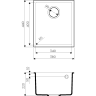 Мойка OMOIKIRI BOSEN 38-U-DC Tetogranit/темный шоколад 4993229
